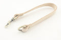 Genuine Leather Wristlet Strap with Lobster Clasp and D-Ring, 28 cm
