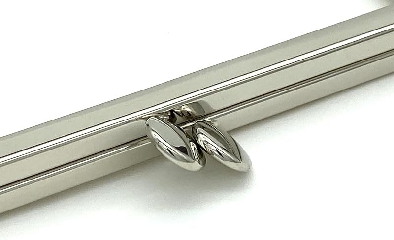 Rectangle Glue-In Kiss-Lock Purse Frame, 4" x 2 9/16" (10.5 x 6.5 cm)