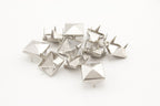 Solid Brass Pyramid Head Prong Studs