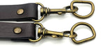 Faux PU Leather Handbag Purse Strap Handles with Clip and d Rings for Purse Bag Making Replacement