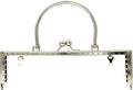 Rectangle Sew-In Kiss-Lock Purse Frame, 8 1/4" x 2 5/8" (21 x 6.5 cm)