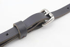 Adjustable Genuine Leather Crossbody Strap, 46 3/8" (118 cm) - Round-Eye Push-Gate Hooks