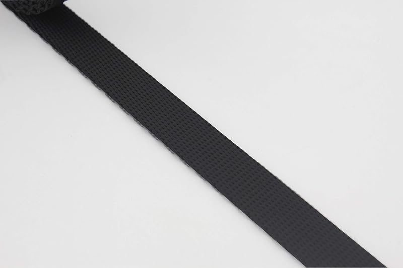 Nylon Webbing Ribbon Heavy Weight Black Strap Replacement