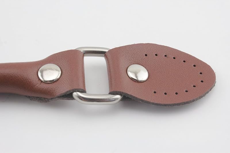 Sew-In Microfiber PU Leather Purse Handles with Alloy Clasps