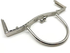 Sew-In Kiss-Lock Purse Frame, 8 1/8" x 2 9/16" (21 x 6.5 cm)