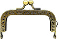 Rectangle Sew-In Kiss-Lock Purse Frame, 3" x 1 5/8" (7.5 x 4 cm)