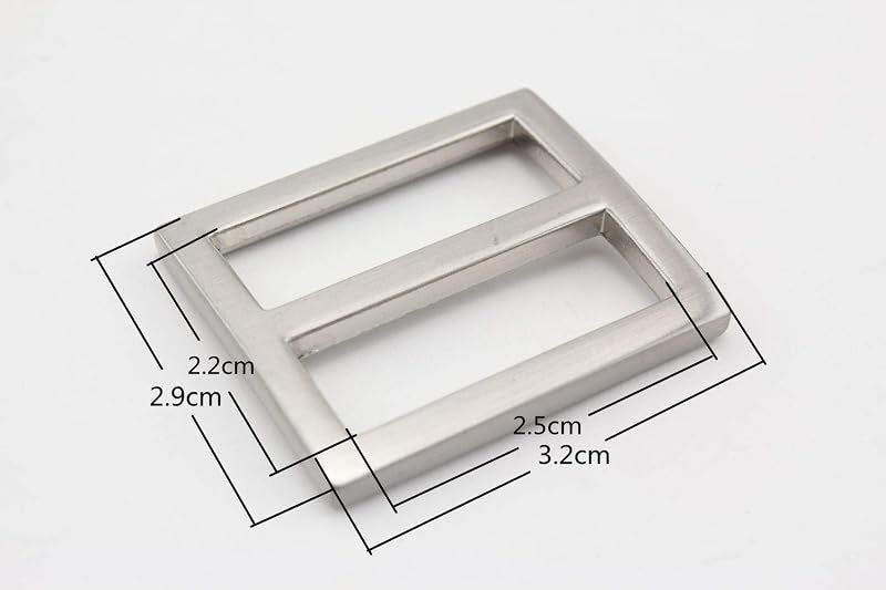 Tri-Glide Slider (Strap Adjuster), Zinc Alloy