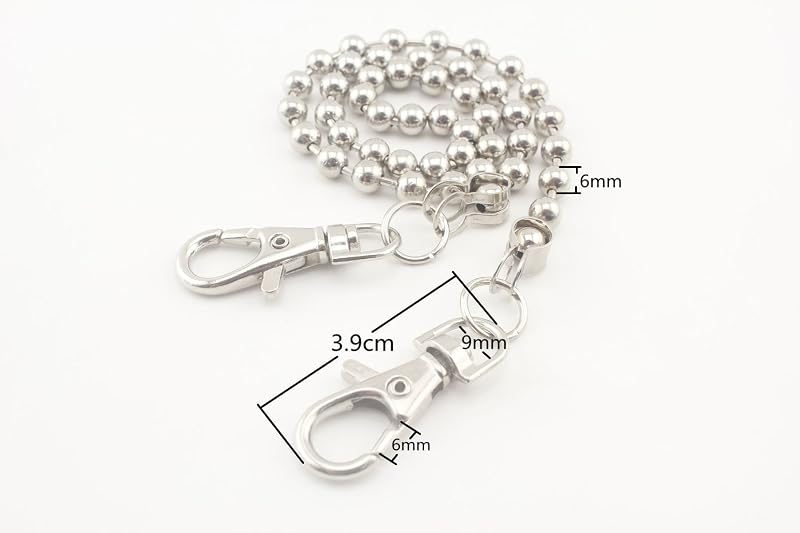 Custom Personalized Bag Purse Ball Chain Strap Handles Replacement Extender