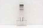 Fixed (Non-Swivel) Push-Gate Snap Hook, Square Eye