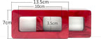 Resin Rectangle Oblong Cut Out Grommet Bag Purse Clutch Handles for Bag Purse Making Replacement 5 5/16" x 2