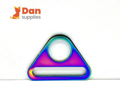 1 1/2" (3.8 cm) Triangle Back Slide Suspender Clips Adjuster Buckle Hardware