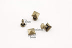 Pyramid Rivet / Double Cap, Purse Rivets Studs Spots for Leather Bag Making Clothing Shoes - Pyramid Stud