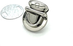 Zinc Alloy Tongue Lock Purse Lock for Handbag Purse Bag Making, 1 Set per lot