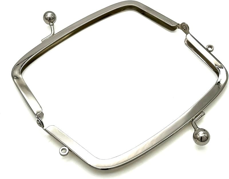 Arch Glue-In Kiss-Lock Purse Frame, 4 3/4" x 2 3/16" (12 x 5.5 cm)