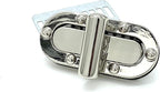 Oval Twist Turn Lock Clasp Purse Closure Lock Zinc alloying for Purse Bag Wallet Clutch Making