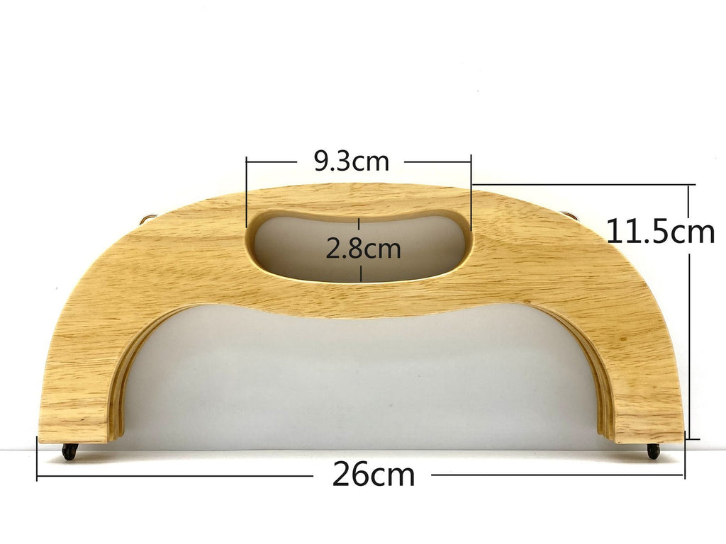 Wood Purse Frame, 10 1/4" (26 cm)