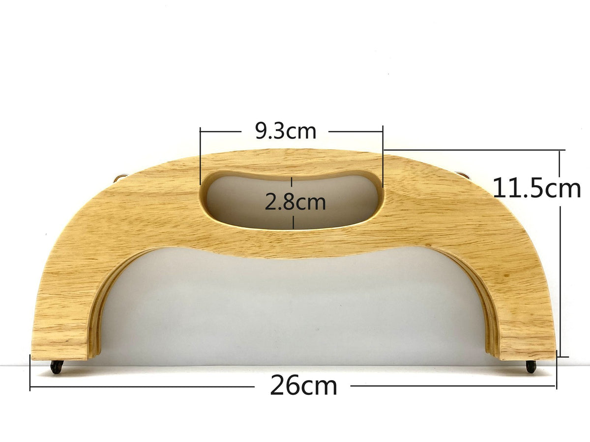 Wood Purse Frame, 10 1/4" (26 cm)