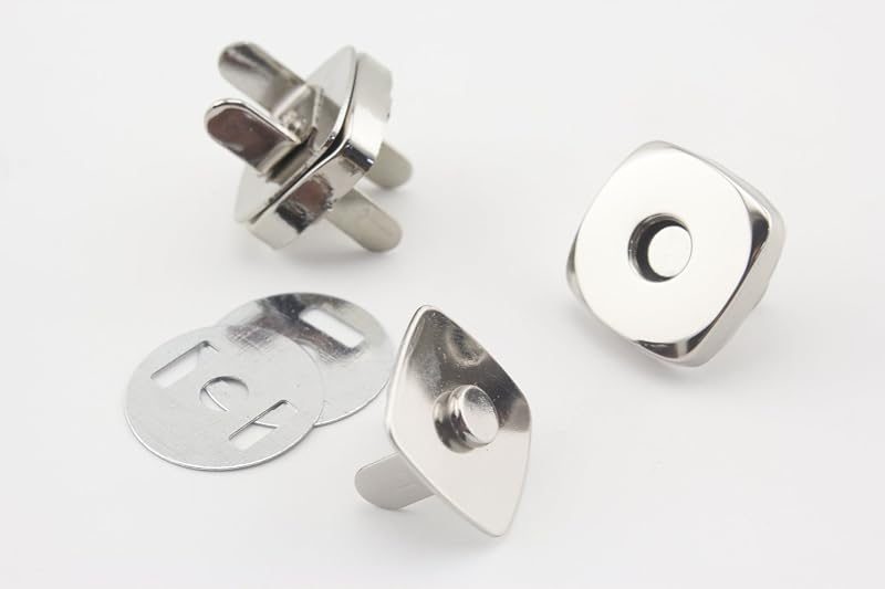 Raised Square Magnetic Snaps, 3/4" (18 mm)