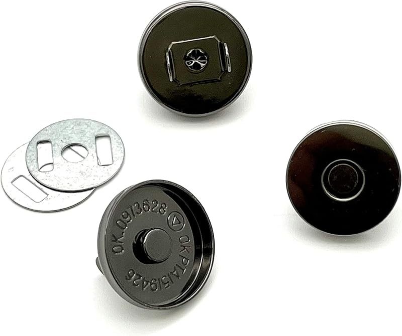 Round Cover Magnetic Snaps intensified Strength Bag Button Purse Leather Closures for Sewing Purse Bag Clutch Wallet 3/4