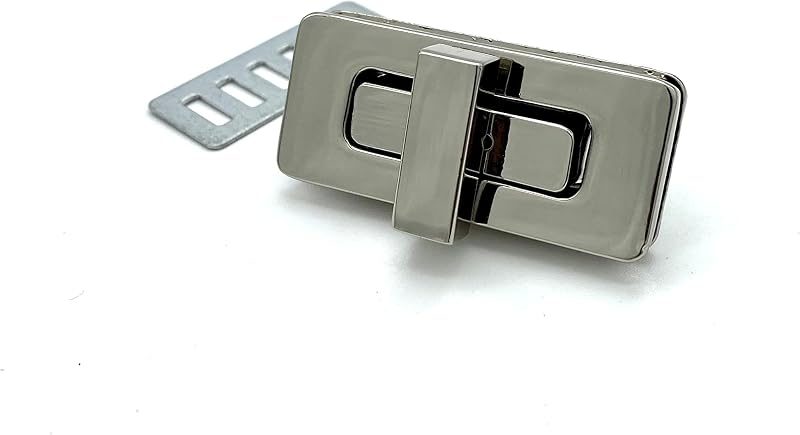 Rectangle Twist Turn Lock Clasp Purse Closure Lock Zinc alloying for Purse Bag Wallet Clutch Making