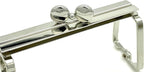 Barrel Glue-In Kiss-Lock Purse Frame, 3 3/8" x 1 9/16" (8.5 x 4 cm)