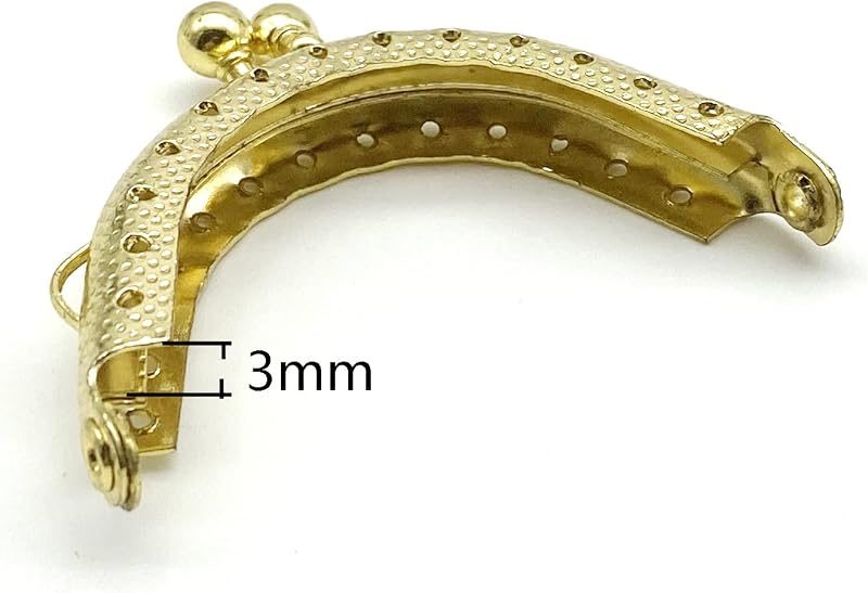 Sew-In Kiss-Lock Purse Frame, 2" x 1 3/16" (5 x 3 cm)