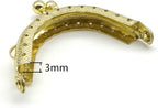 Sew-In Kiss-Lock Purse Frame, 2" x 1 3/16" (5 x 3 cm)