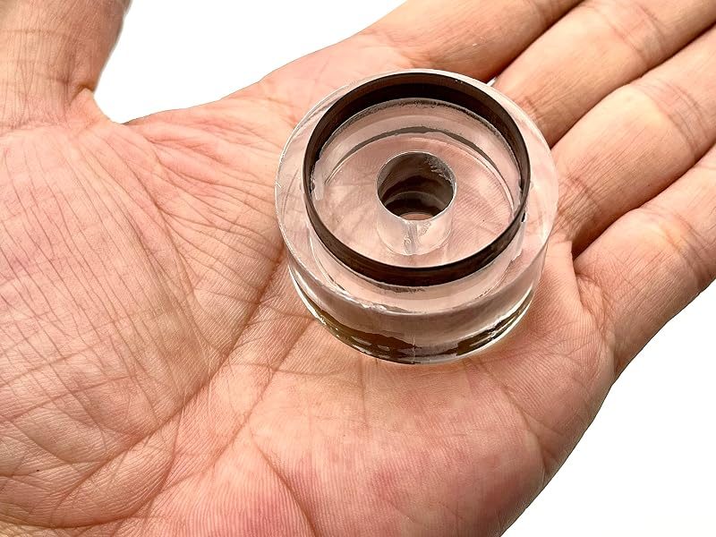 Large Round Leather Hollow Hole Punch, Clear-Base Cutter