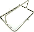 Rectangle Double-Pocket Glue-In Kiss-Lock Purse Frame, 7 3/4" x 2 3/4" (19.5 x 7 cm)