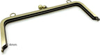 Rectangle Glue-In Kiss-Lock Purse Frame, 8 5/8" x 3 3/8" (22 x 8.5 cm)