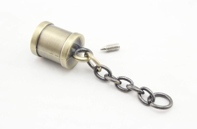 Rope End Cap with Chain & Clasp