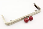 Color-Ball Glue-In Kiss-Lock Purse Frame, 20.5 x 7.5 cm
