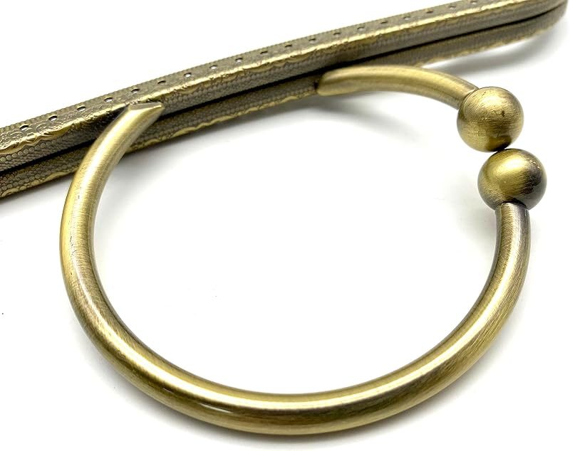 Rectangle Sew-In Kiss-Lock Purse Frame, 8 1/2" x 2 3/4" (21.5 x 7 cm)