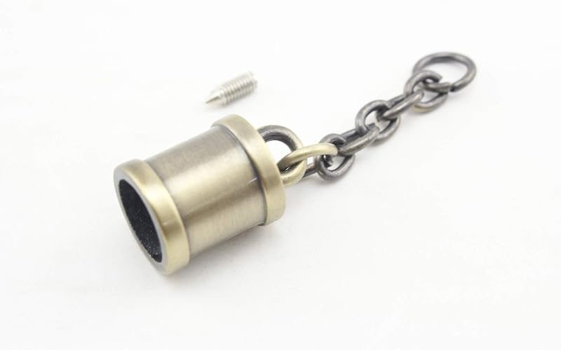 Rope End Cap with Chain & Clasp