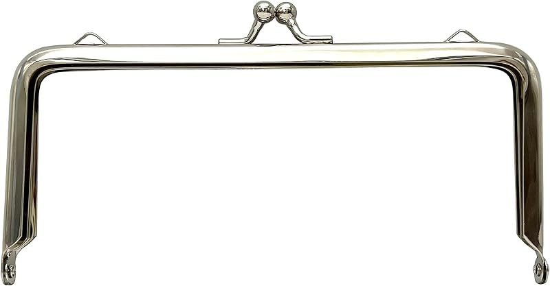 Rectangle Glue-In Kiss-Lock Purse Frame, 5 1/2" x 2 3/8" (14 x 6 cm)