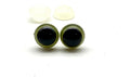 Plastic Safety Eyes with washers / 24 pcs Pale Green
