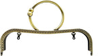 Rectangle Sew-In Kiss-Lock Purse Frame, 8 1/2" x 2 3/4" (21.5 x 7 cm)
