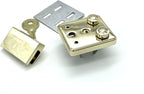 Press Tongue Latch Lock Clutch Purse Handbag Bag Lock with Key Zinc alloying for Purse Bag Wallet Clutch Making