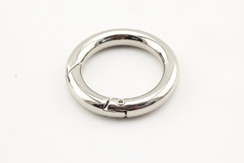 Spring Gate O Ring / zinc alloying Round Snap Clip Trigger Make for Key Handbag Purse Shoulder Strap