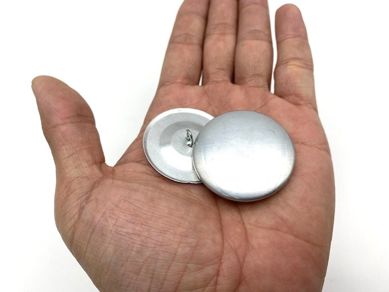 Size 45 Cover Buttons, Buttons to Cover,Self Cover Buttons with Wire Eye Wire Back and Assembly Tools,Wholesale