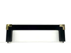 Rectangle Wood Purse Frame with Metal Corners, 12.5" (32.5 cm)
