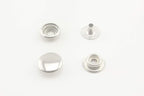 Solid Brass snap Fastener Buttons Washable Press Stud for Sewing Leather Craft Clothing - Sew-On Snap Button