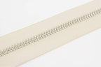 #5 Coil Zipper Solid Brass Teeth Two-Way Plough Cotton Zipper for Tailor Purse Sewing Crafter Special 1 Yards