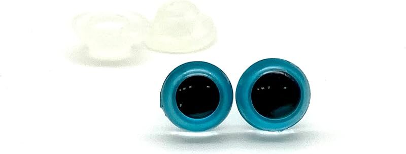 Plastic Safety Eyes with Washers - Round Pupil