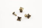 Pyramid Rivet / Double Cap, Purse Rivets Studs Spots for Leather Bag Making Clothing Shoes - Pyramid Stud