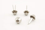 Iron Bucket Shape Purse Bag Handbag feet Bottom Stud Nail Heads Brad leathercraft Findings for Bag Making Clothing Shoes
