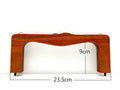 Rectangle Wood Purse Frame with Chain Loops, 9 1/4" (23.5 cm)