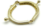 Sew-In Kiss-Lock Purse Frame, 2" x 1 3/16" (5 x 3 cm)