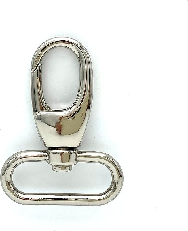 Teardrop Push-Gate Swivel Snap Hook, Oval Eye