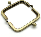 Rectangle Sew-In Kiss-Lock Purse Frame, 7 x 4 cm